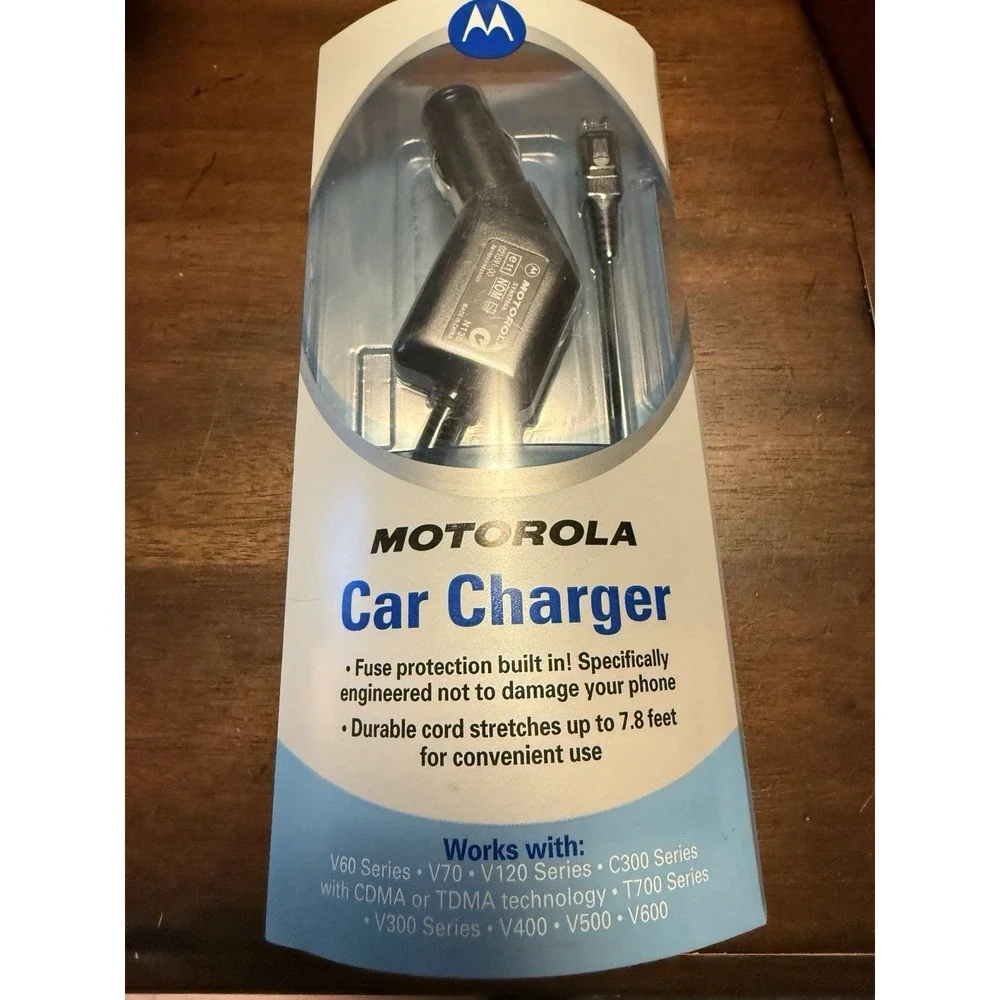 VTG Motorola VC610 Car Charger NOS Original Packaging PLEASE READ DESC